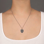 Load image into Gallery viewer, Thick as Thieves silver talisman
